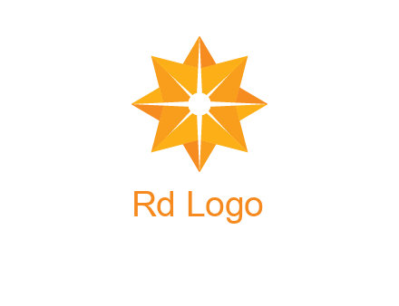 abstract star logo
