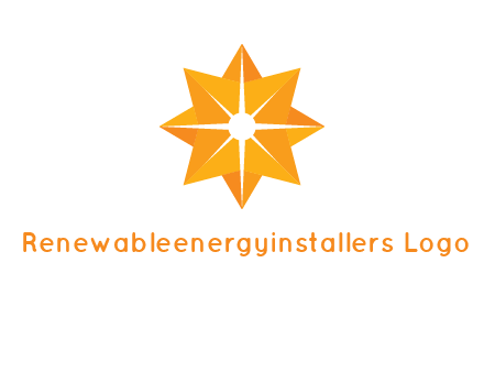 abstract star logo