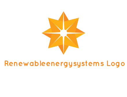 abstract star logo