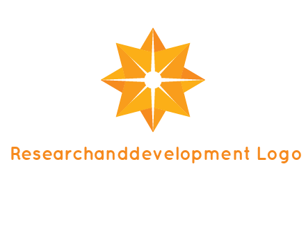 abstract star logo