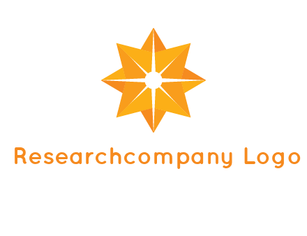 abstract star logo