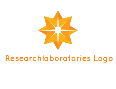 abstract star logo