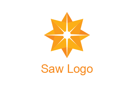 abstract star logo