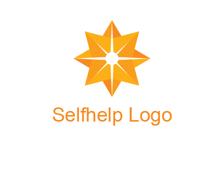 abstract star logo