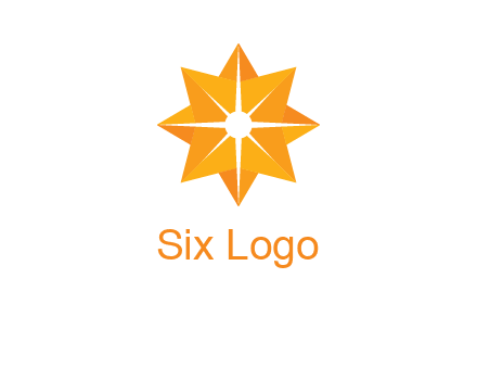 abstract star logo