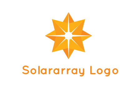 abstract star logo