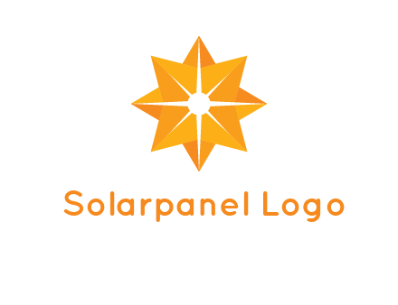 abstract star logo