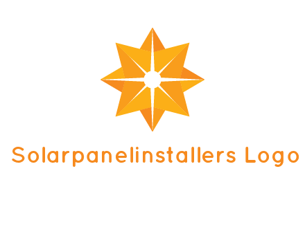 abstract star logo
