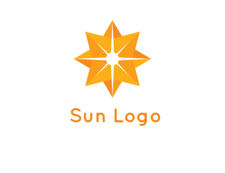 abstract star logo