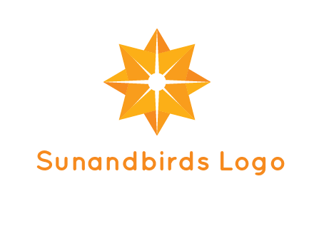 abstract star logo
