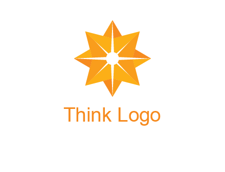 abstract star logo