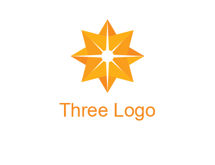 abstract star logo