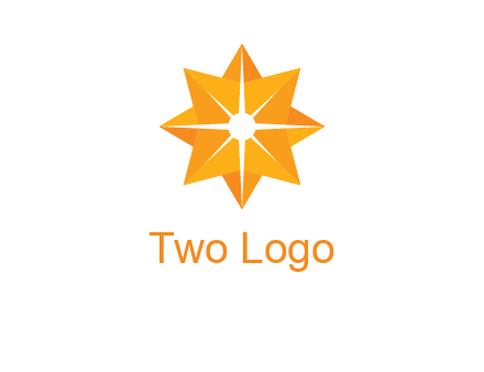 abstract star logo