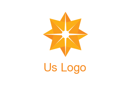 abstract star logo