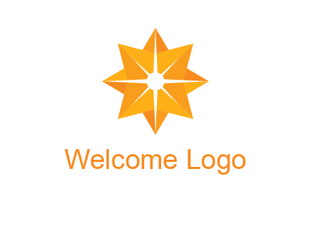 abstract star logo