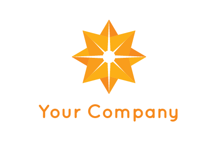 abstract star logo