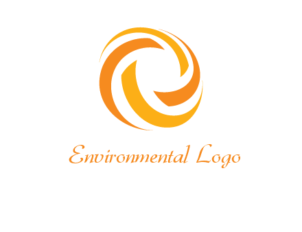 circular swoosh logo