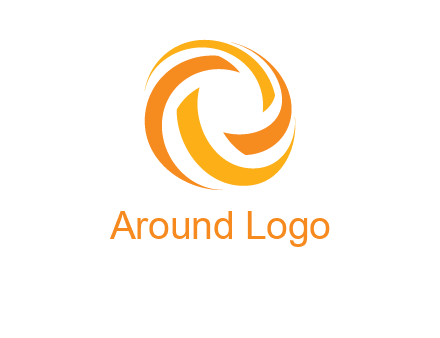 circular swoosh logo