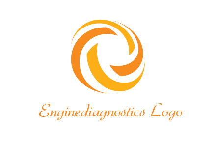 circular swoosh logo