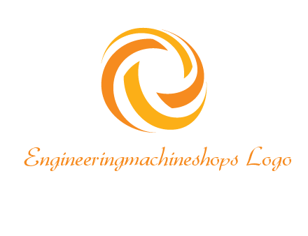 circular swoosh logo