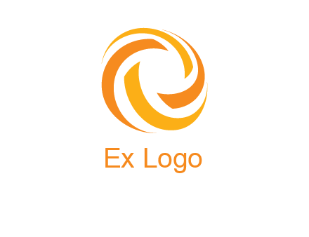 circular swoosh logo