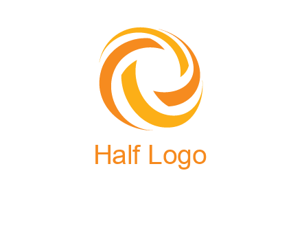 circular swoosh logo