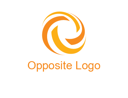 circular swoosh logo