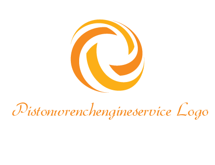 circular swoosh logo