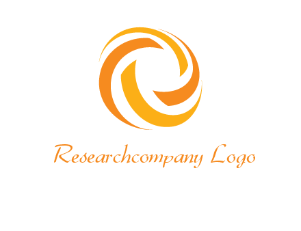 circular swoosh logo