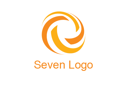 circular swoosh logo