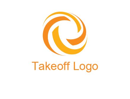 circular swoosh logo