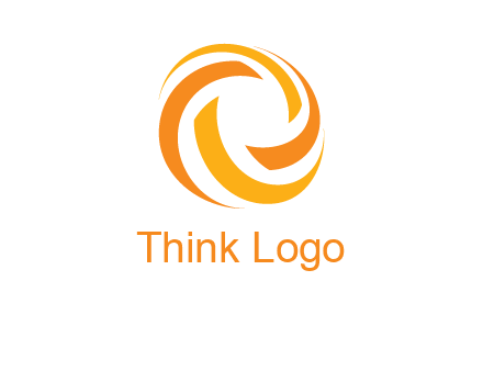 circular swoosh logo
