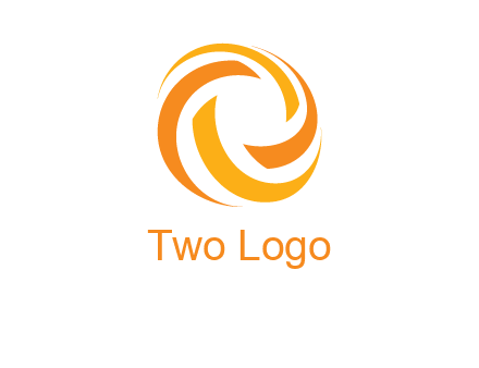 circular swoosh logo