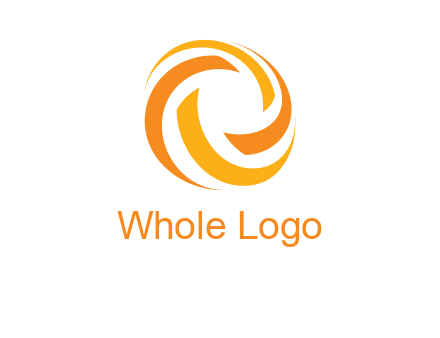 circular swoosh logo