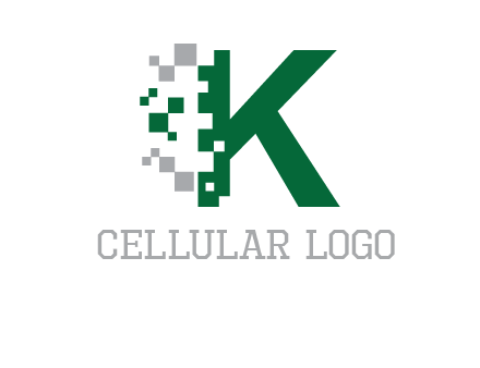 digital letter K logo