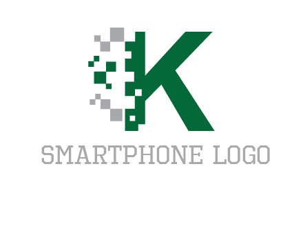 digital letter K logo