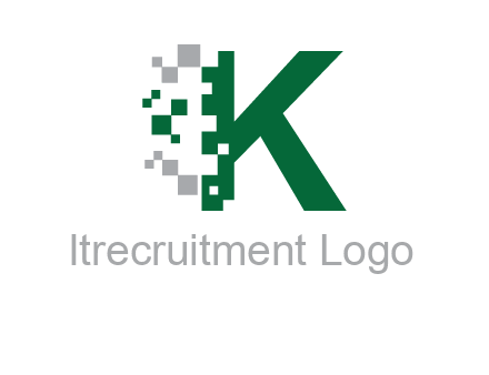 digital letter K logo