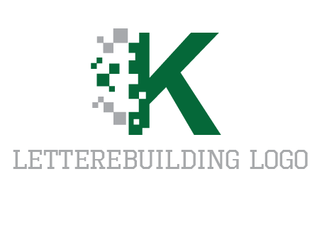 digital letter K logo