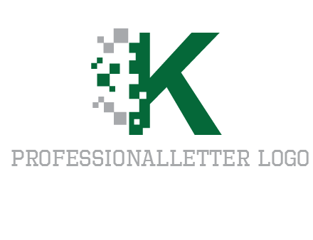 digital letter K logo