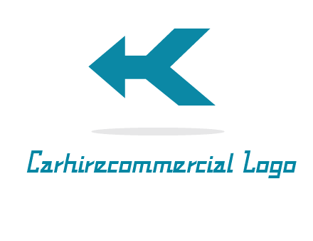 arrow and letter K logo