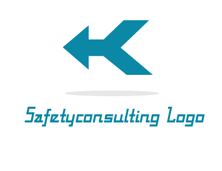 arrow and letter K logo
