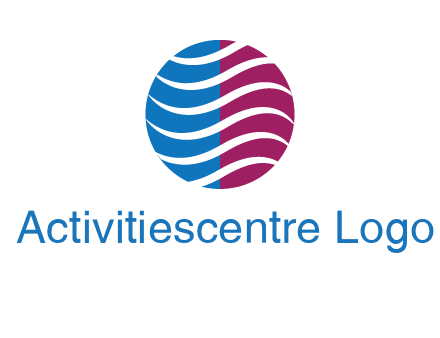 waves around circle communication logo