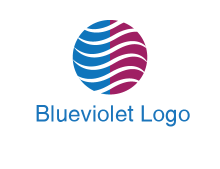 waves around circle communication logo