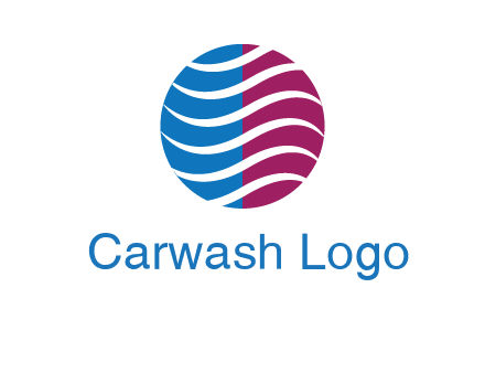 waves around circle communication logo