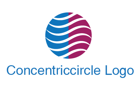 waves around circle communication logo
