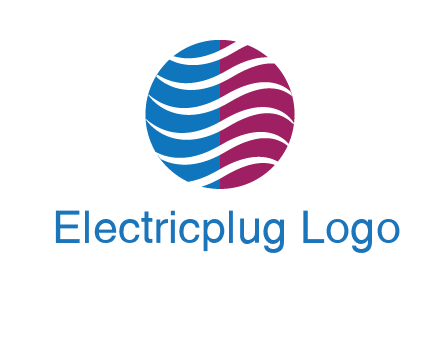 waves around circle communication logo
