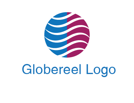 waves around circle communication logo