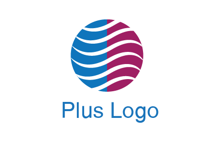 waves around circle communication logo