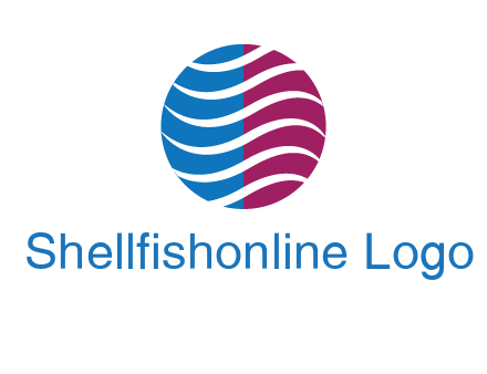 waves around circle communication logo