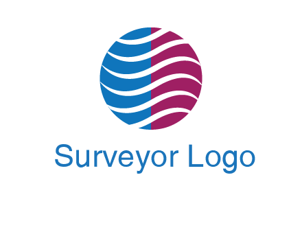 waves around circle communication logo